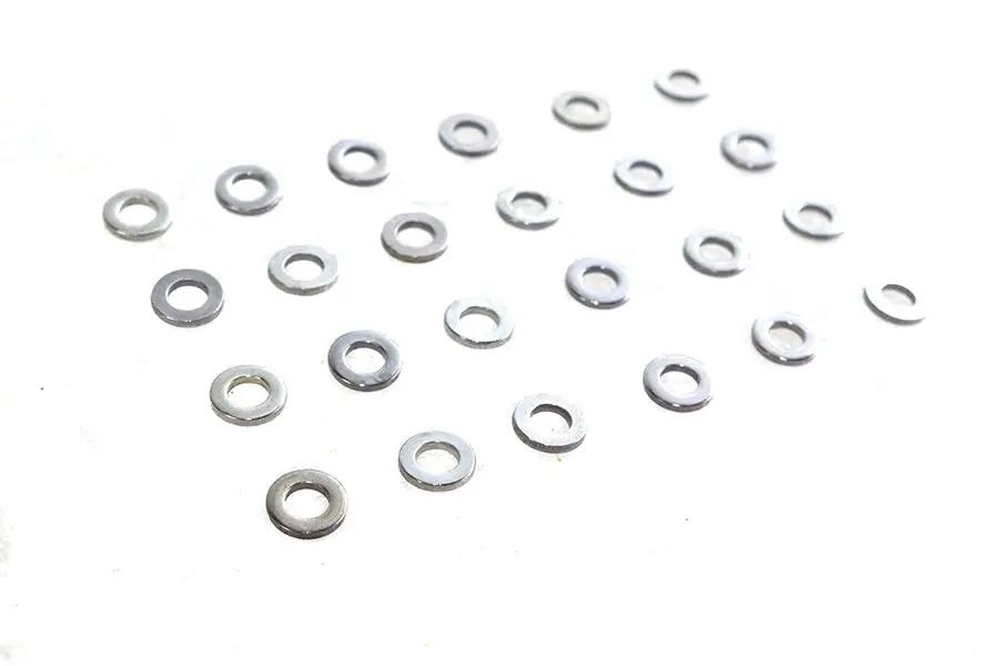 Colony Chrome Rocker Box Valve Cover Washers for Harley Davidson FL Models by Colony