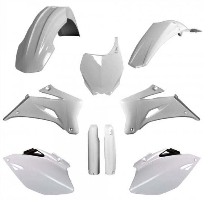 Polisport Replica Plastic Full Kit for Yamaha in White - Part #91396