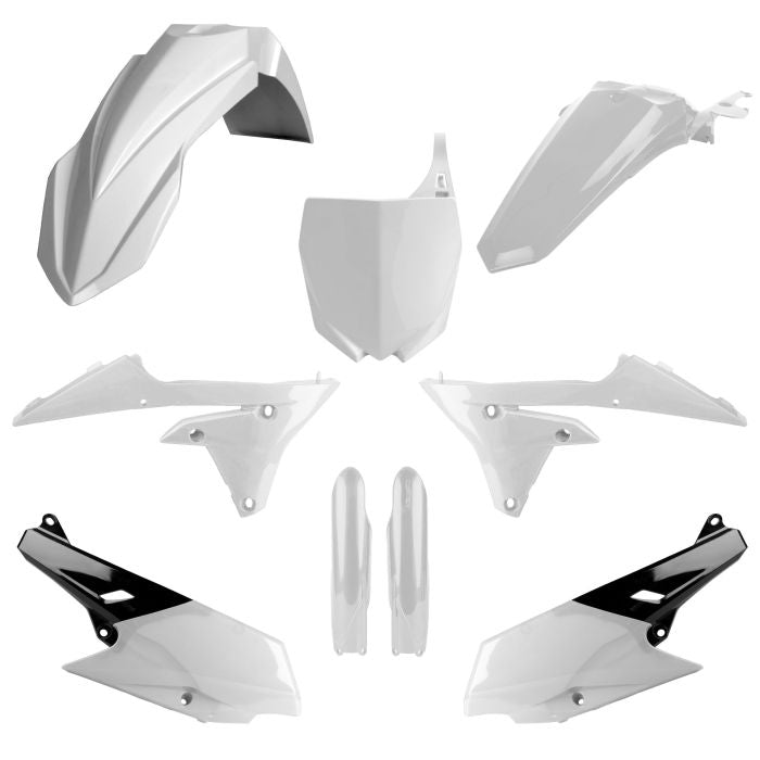 POLISPORT Replica Full Plastic Kit for Yamaha – White (Part Number 91403)