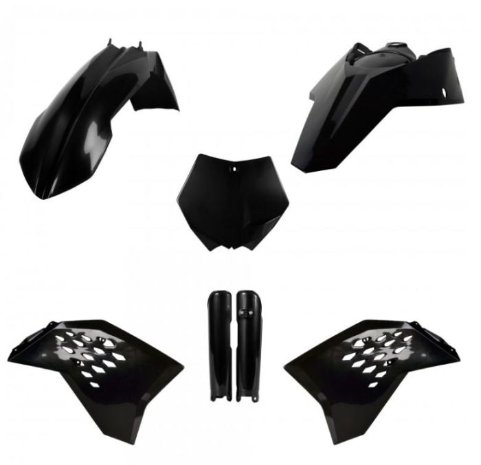 POLISPORT Replica Plastic Full Kit for KTM in Black, Part Number 91440