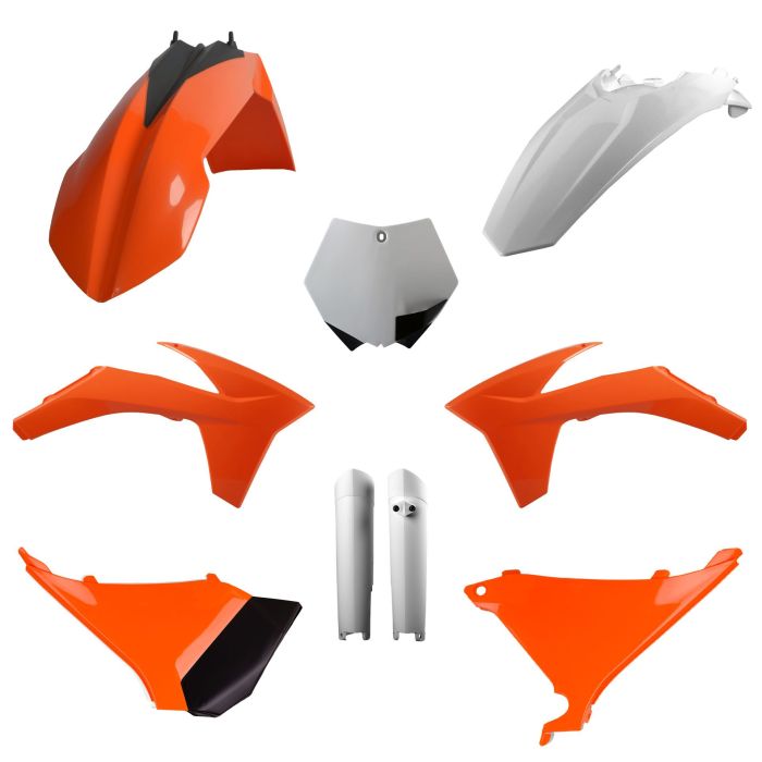 Polisport Replica Plastic Full Kit for KTM in OEM Color, Part Number 91443