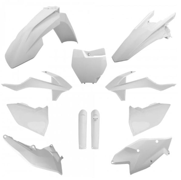 Polisport Replica Full Plastic Kit for KTM in White – Part #91453