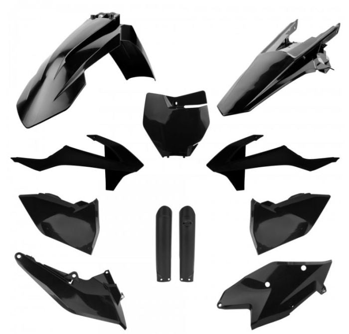 Polisport Replica Plastic Full Kit for KTM - Black (Part Number 91454)