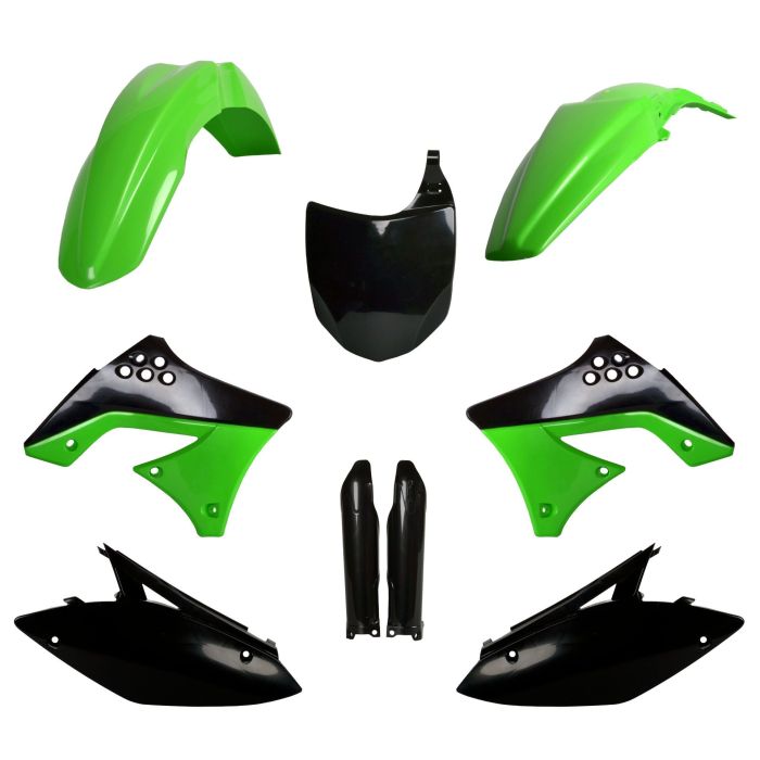 Polisport Replica Plastic Full Kit for Kawasaki OEM Color – Model 91485