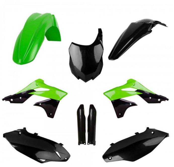 Polisport Kawasaki OEM Color Replica Plastic Full Kit – Part Number 91486