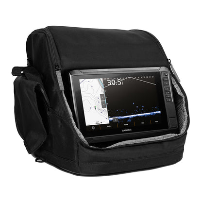 Garmin ECHOMAP UHD2 93SV LiveScope Plus Ice Fishing Bundle LI with Transducer and Lithium Battery