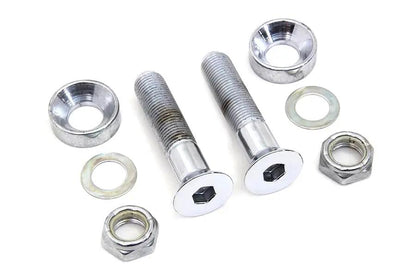 Colony Lower Shock Mount Kit Chrome for Harley Davidson FXD (1991-2000) by Colony