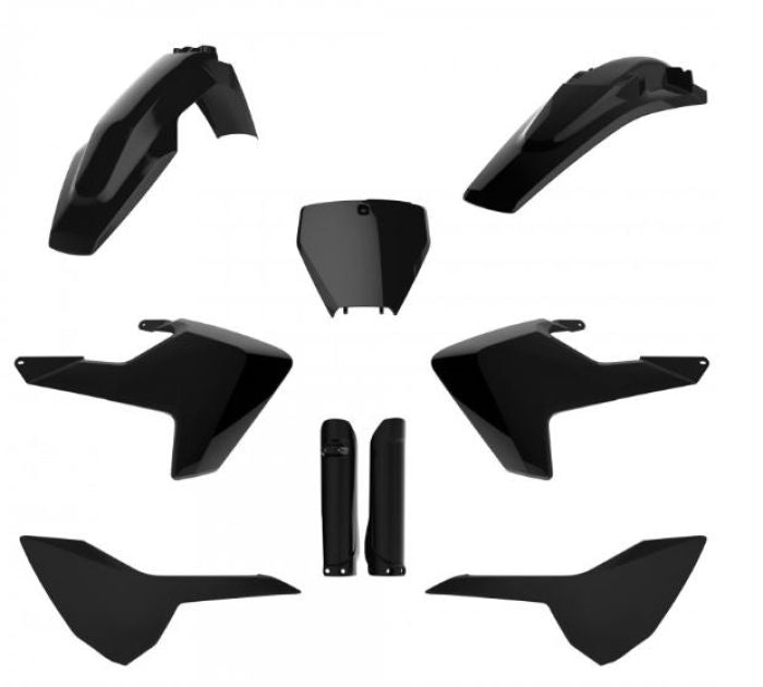Polisport Replica Plastic Full Kit for Husqvarna in Black – Part 91501