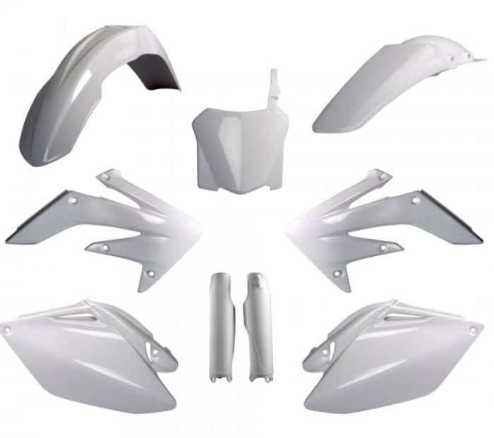 POLISPORT Replica Plastic Full Kit for Honda - White (Part #91522)