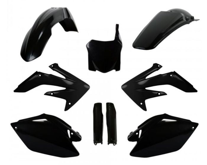 Polisport Replica Plastic Full Kit for Honda – Black (Part #91523)