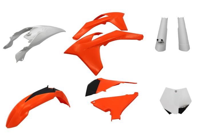 Polisport Replica Plastic Full Kit for KTM OEM Color - Part Number 91564