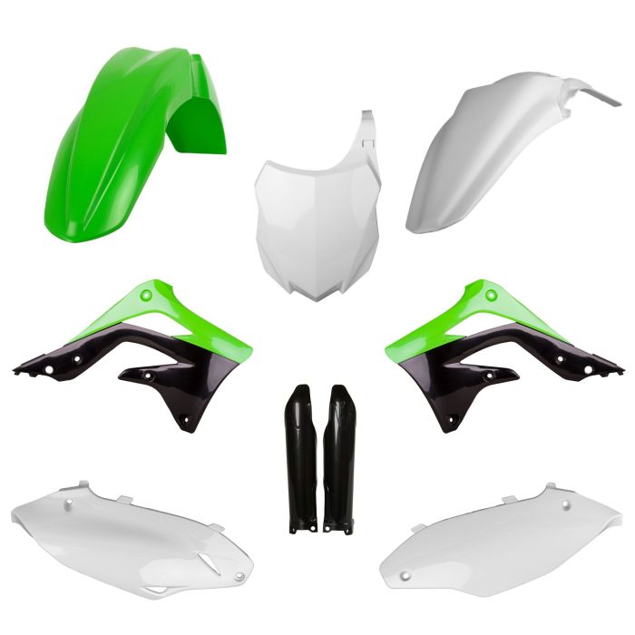 Polisport Replica Plastic Full Kit for Kawasaki OEM Color, Part Number 91568