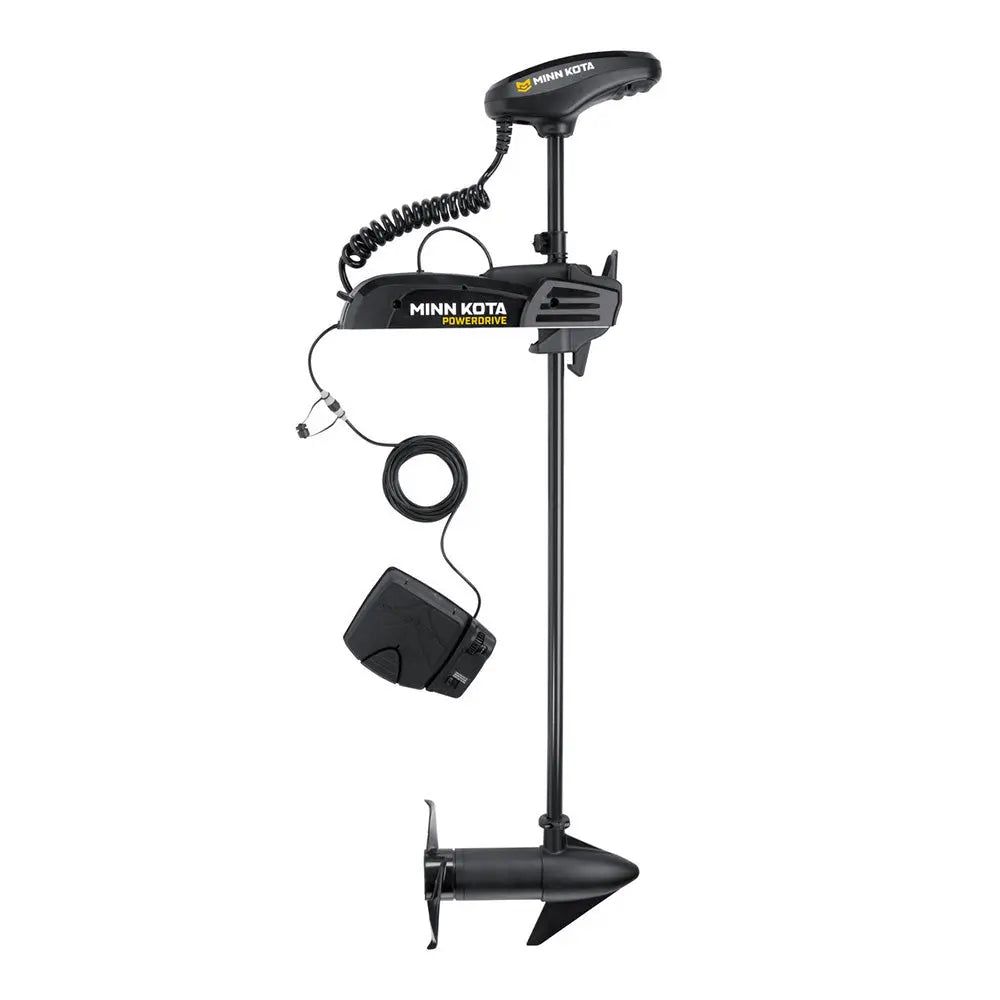 Minn Kota Pontoon PowerDrive 55 Trolling Motor with Foot Pedal - 12V, 55 lb Thrust, 48 Inch Shaft