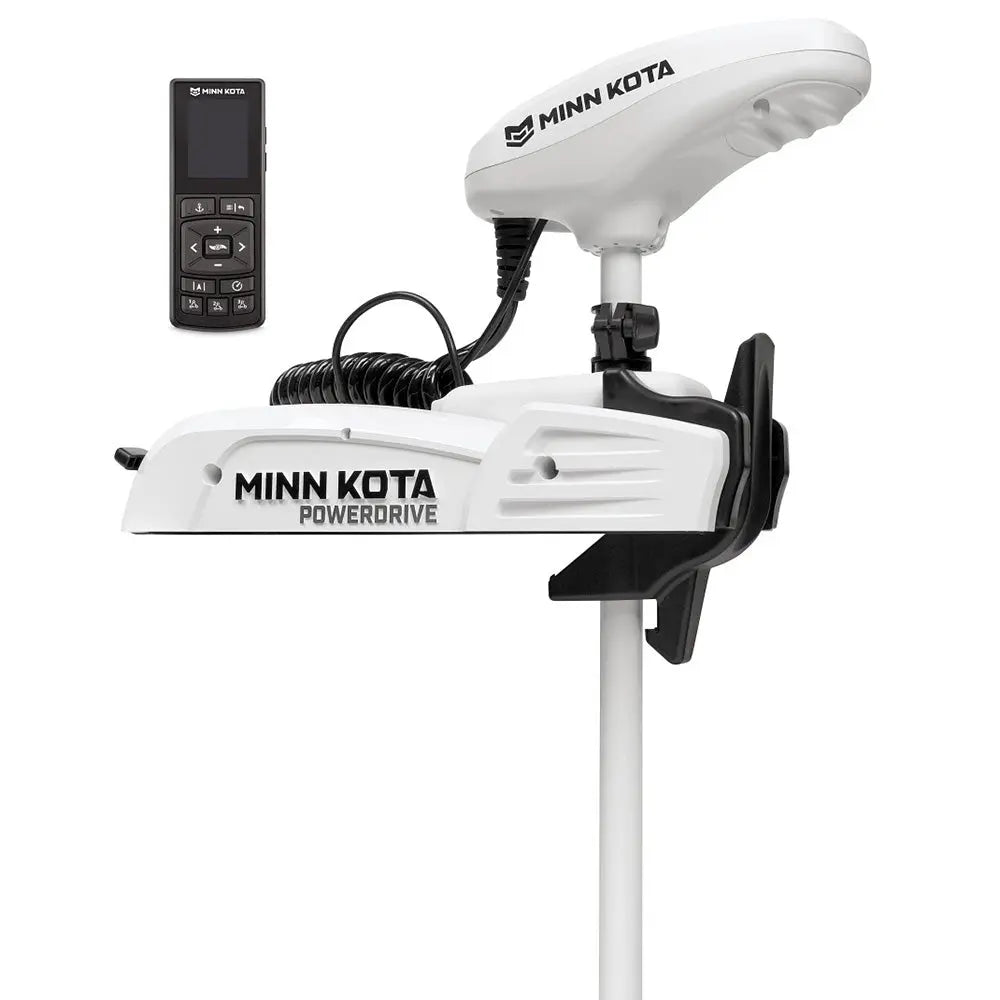 Minn Kota Riptide PowerDrive 55 Trolling Motor with Wireless Remote – 12V, 55 lb Thrust, 54-Inch Shaft for Saltwater Boats