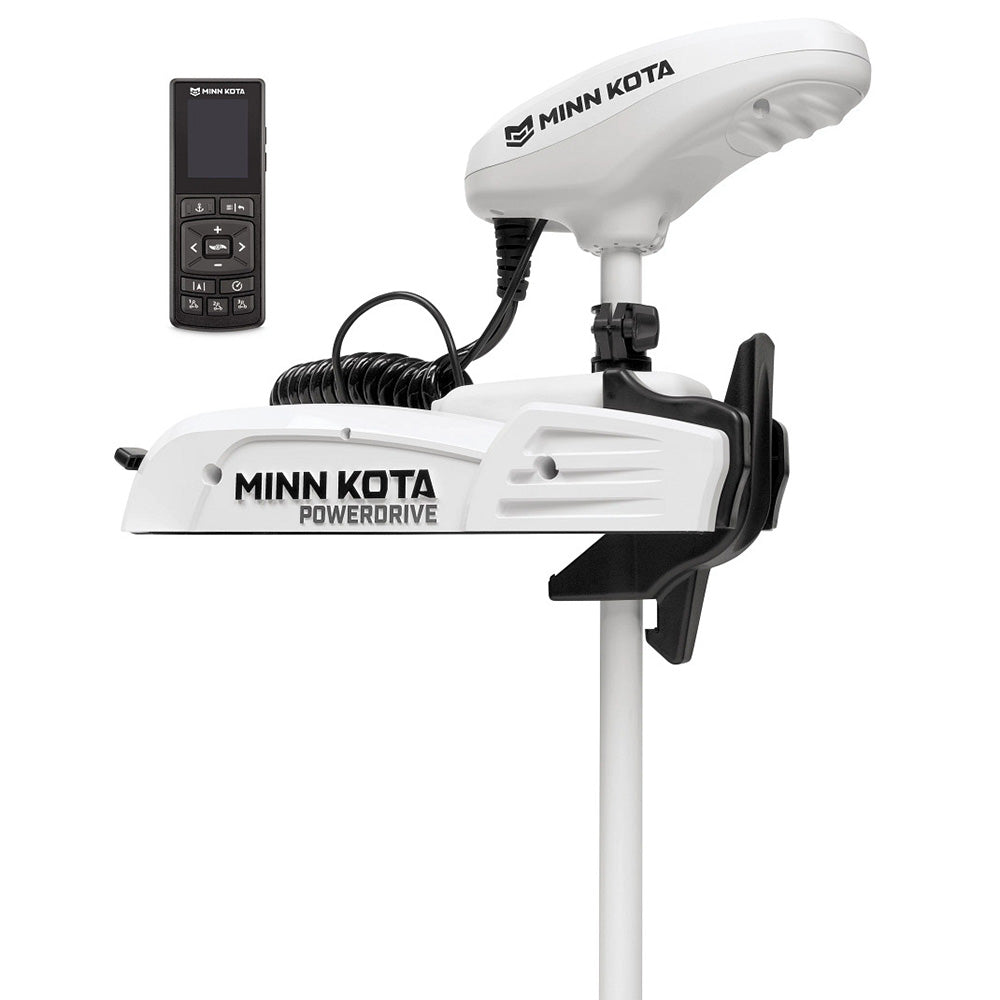 Minn Kota Riptide PowerDrive 55 Trolling Motor with Wireless Remote – 12V, 55 lb Thrust, 54-Inch Shaft for Saltwater Boats