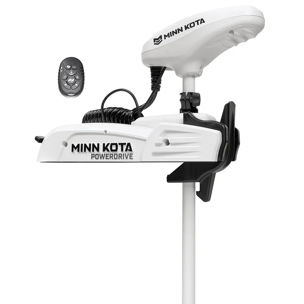 Minn Kota Riptide PowerDrive 70 Trolling Motor with Micro Remote – 24V, 70 lb Thrust, 54-Inch Shaft for Saltwater Boats