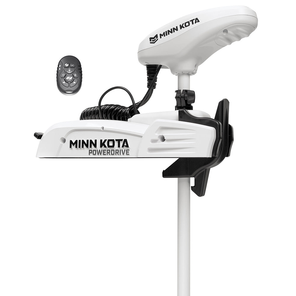 Minn Kota Riptide PowerDrive 70 Trolling Motor with Micro Remote – 24V, 70 lb Thrust, 54-Inch Shaft for Saltwater Boats