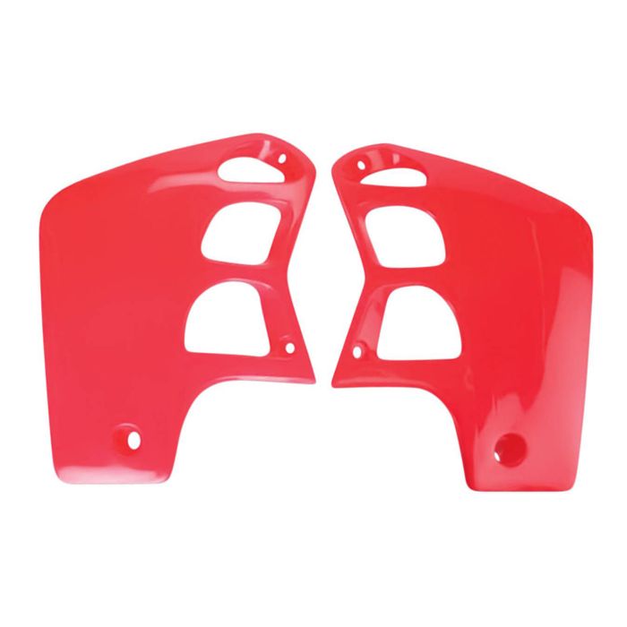 Polisport Honda Red Replica Plastic Radiator Scoops - Part Number 8494900001