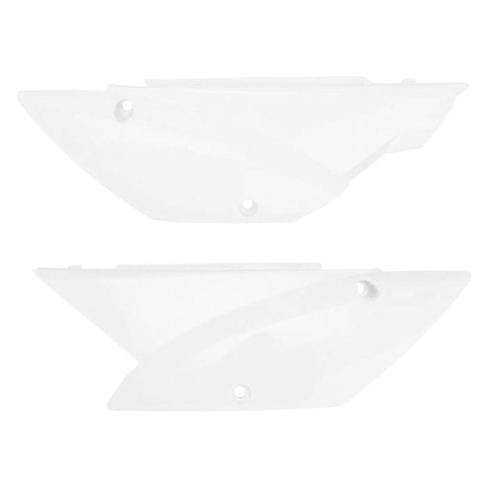 POLISPORT Kawasaki White Replica Plastic Side Panels Set – Part Number 8495500001