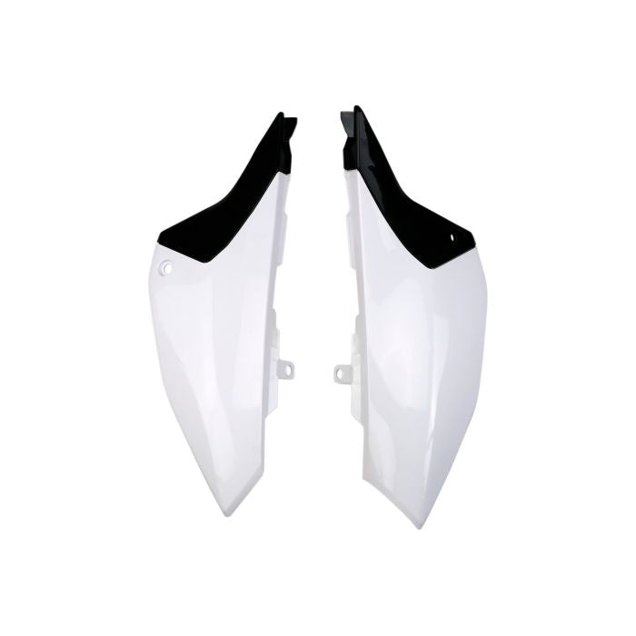 Polisport Replica Plastic Side Panels for Yamaha - White (Part #8497600001)