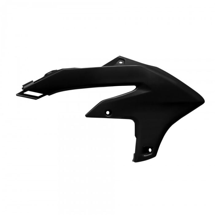 Polisport Yamaha Black Replica Radiator Scoop Set - Part #8498400003
