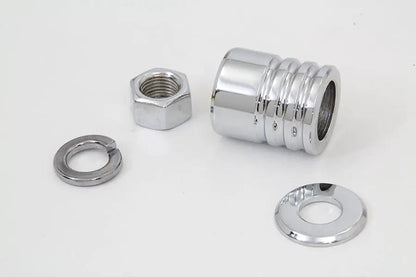 Colony Chrome Groove Style Front Axle Spacer Kit for Harley Davidson FLSTC by Colony