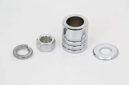 Colony Chrome Groove Style Front Axle Spacer Kit for Harley Davidson FLSTC by Colony