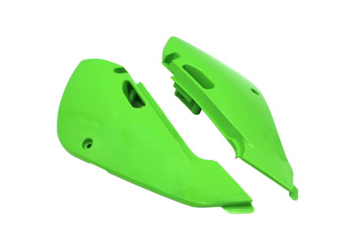 Polisport Kawasaki Green Replica Plastic Side Panels Set (Part #8601400002)