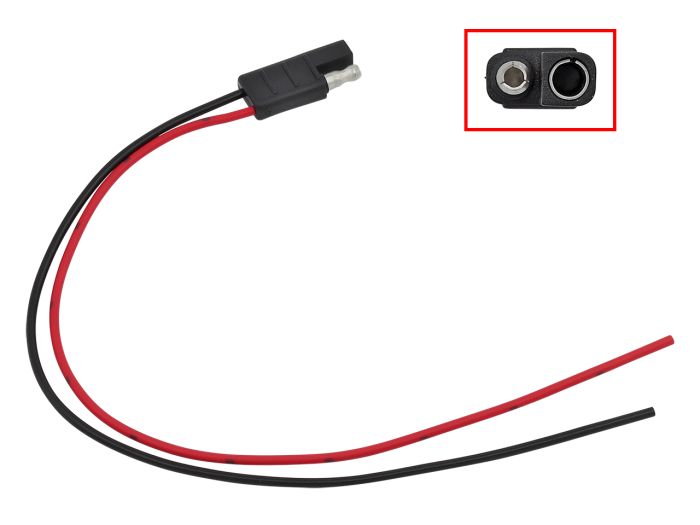 SPI SM-01610 2-Prong 12-Volt Accessory Plug Connector