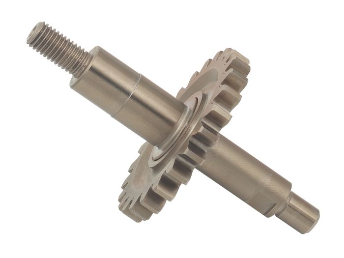 Psychic MX-10267A Shaft with Gear - Precision Mechanical Component