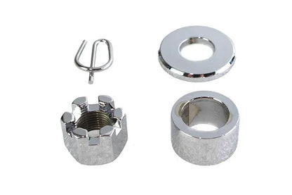 Colony Chrome Rear Axle Spacer Kit for Harley Davidson XL (1986-1995) by Colony