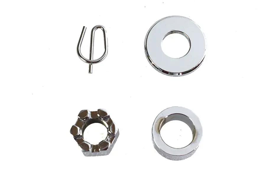 Colony Chrome Rear Axle Spacer Kit for Harley Davidson XL (1986-1995) by Colony