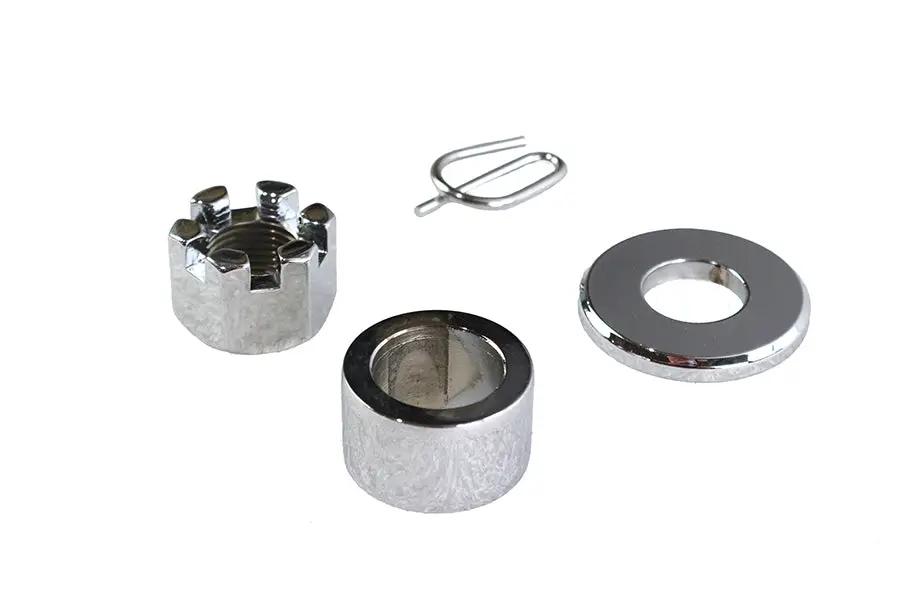 Colony Chrome Rear Axle Spacer Kit for Harley Davidson XL (1986-1995) by Colony