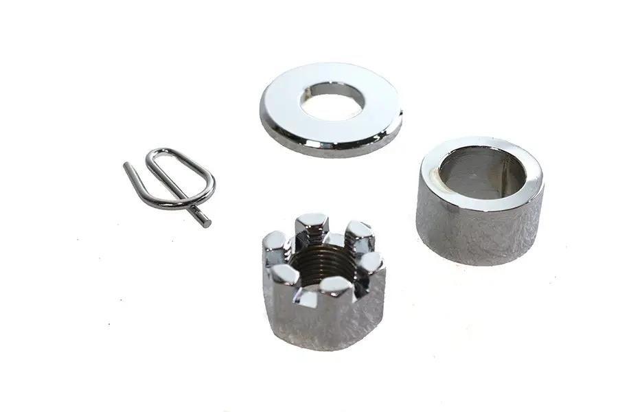 Colony Chrome Rear Axle Spacer Kit for Harley Davidson XL (1986-1995) by Colony