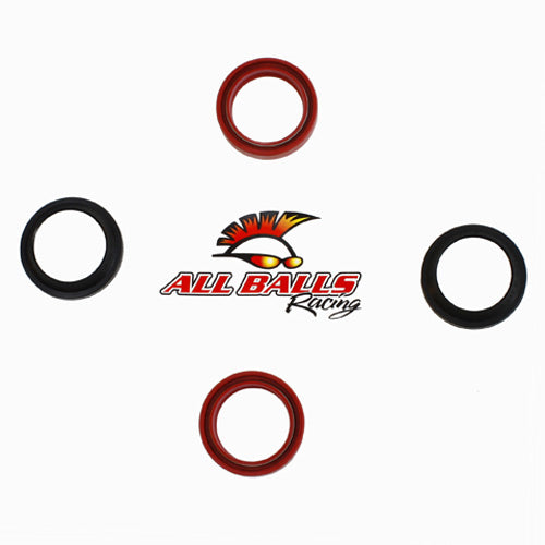 All Balls Racing Fork & Dust Seal Kit for Motorcycle Suspension - Part Number 56-126