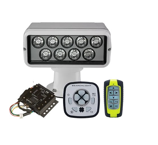 ACR RCL100 LED Searchlight Wired and Wireless Controls White Housing 12/24vDC