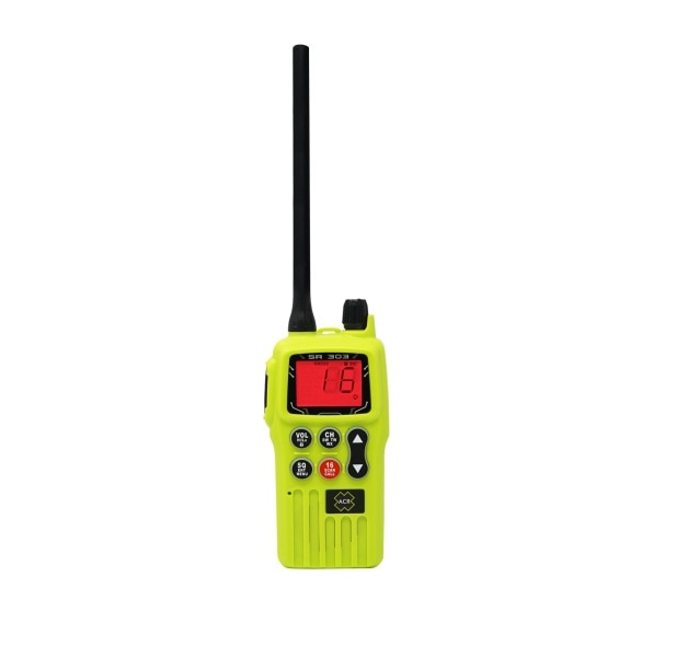 ACR Electronics SR303 Multi-Channel GMDSS Marine VHF Radio with Rechargeable Battery