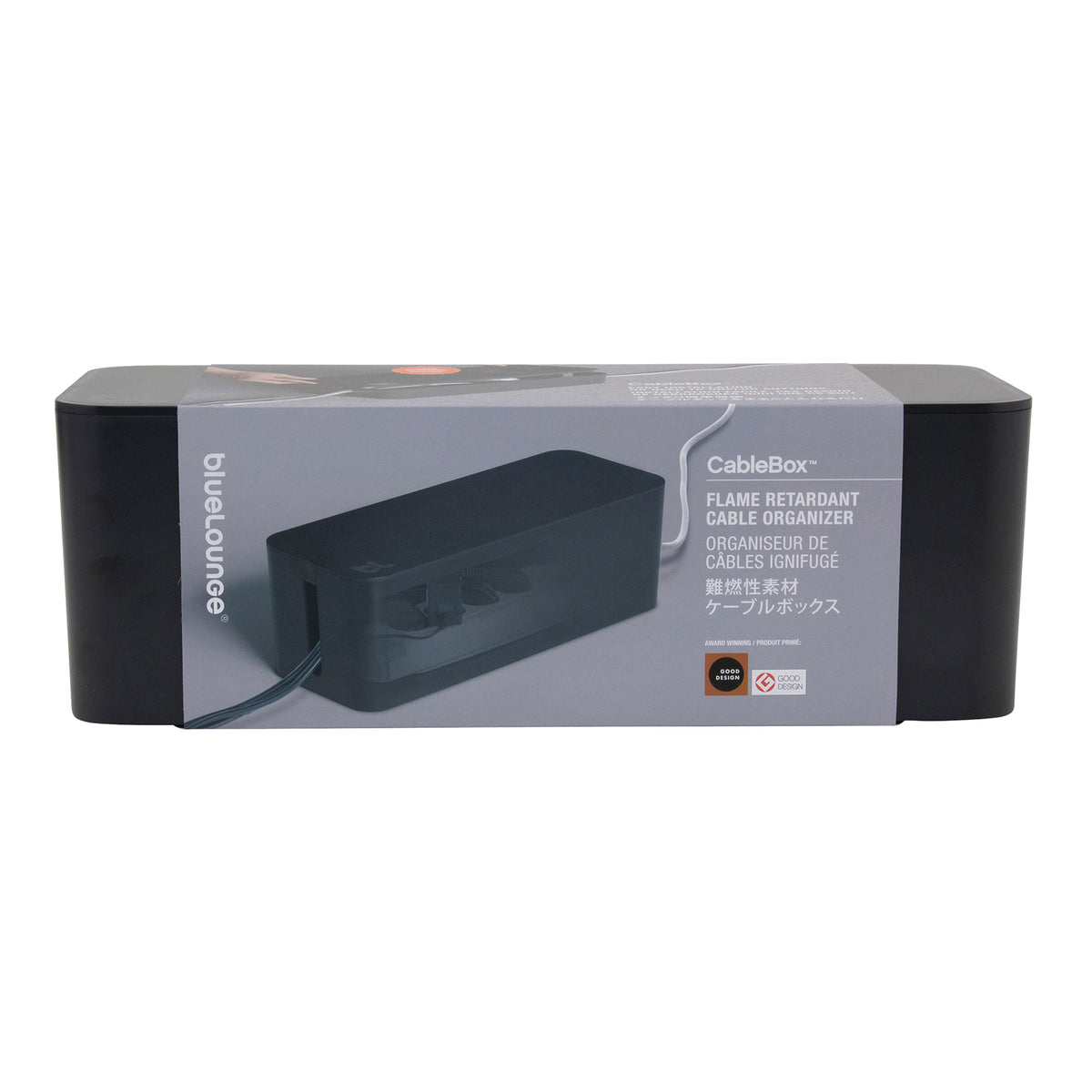 BlueLounge CableBox Cable Management Box, Black – BLUCB-01-BL