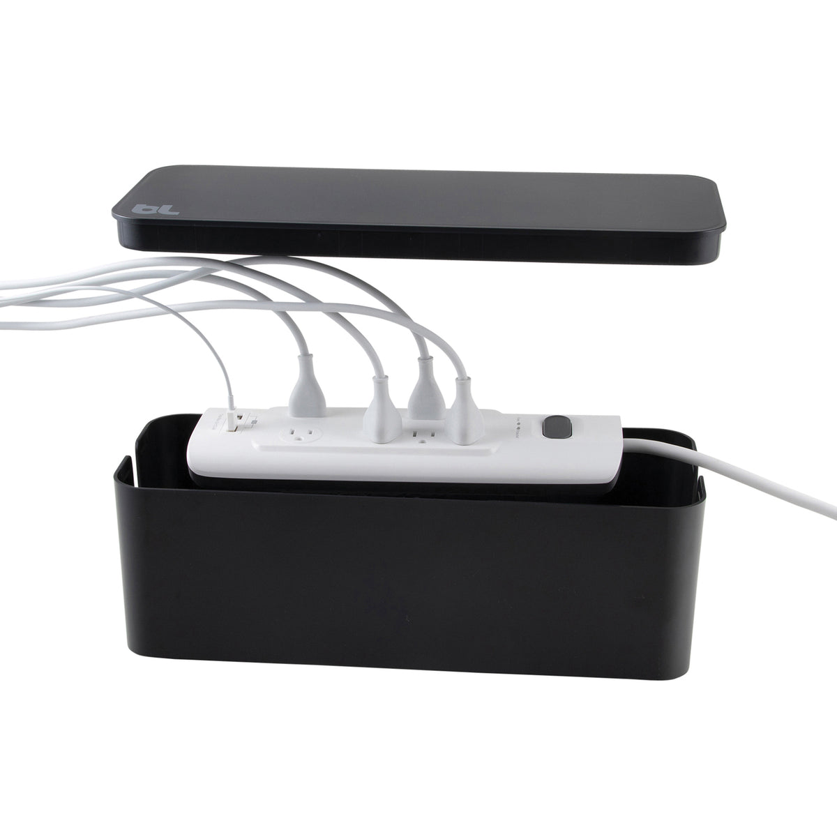 BlueLounge CableBox Cable Management Box, Black – BLUCB-01-BL