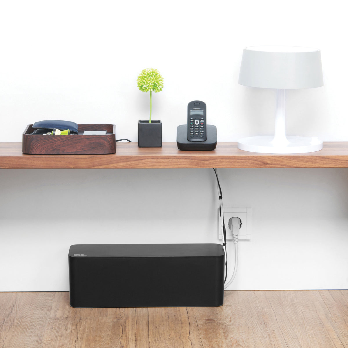 BlueLounge CableBox Cable Management Box, Black – BLUCB-01-BL