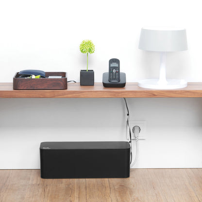 BlueLounge CableBox Cable Management Box, Black – BLUCB-01-BL