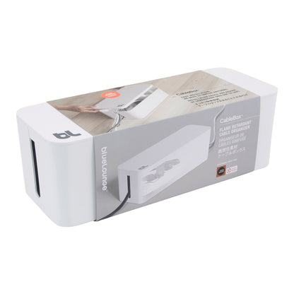 BLUELOUNGE CableBox Cable Management Box, White, BLUCB-01-WH