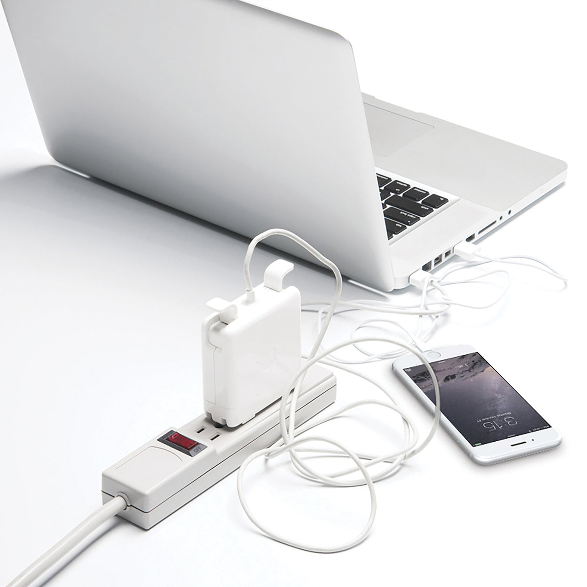 Bluelounge CableBox Mini White Cable Management Box, BLUCBM-WH-US