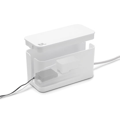 Bluelounge CableBox Mini White Cable Management Box, BLUCBM-WH-US