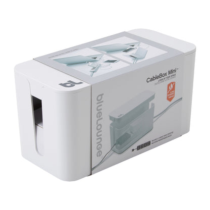 Bluelounge CableBox Mini White Cable Management Box, BLUCBM-WH-US