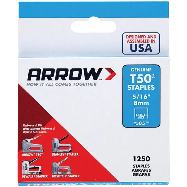 1250 5/16IN STAPLES