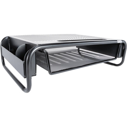 Allsop Monitor Stand and Organizer, Black, Part Number 32166