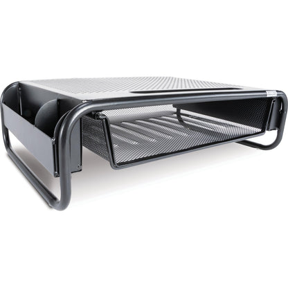 Allsop Monitor Stand and Organizer, Black, Part Number 32166