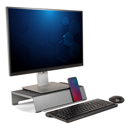 ALLSOP(R) TCHSTYL Steel Modern Monitor Stand with Under-Storage - Part Number 32847