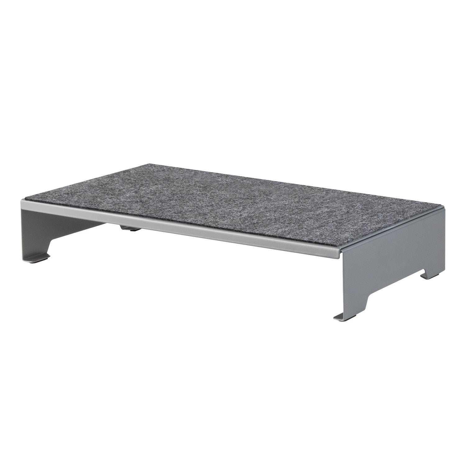 ALLSOP(R) TCHSTYL Steel Monitor Stand with Under-Storage and Felt Surface